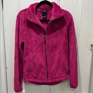 The North Face Pink Fleece Zip Jacket – Women’s Small / Petite (S/P)